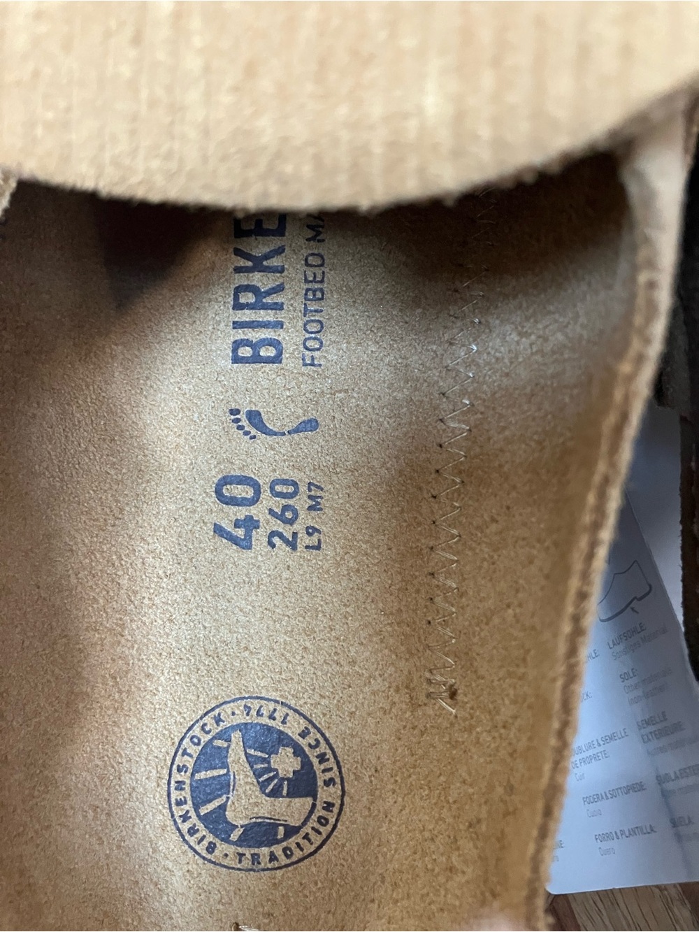 NEW Birkenstock Buckley Leather Clogs Womens EU 40 US 9-9.5 Brown 2026-717 - Picture 6 of 6